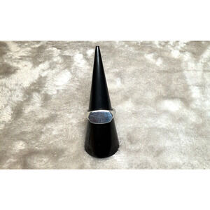 Kendra Scott Elisa Sterling Silver 925 Signet Ring Size 6.5 Minimalist